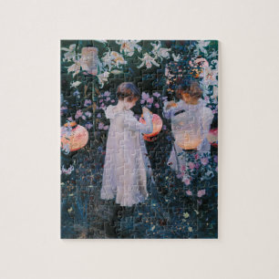 Nelke, Lily, Lily, Rose von John Singer Sargent Puzzle