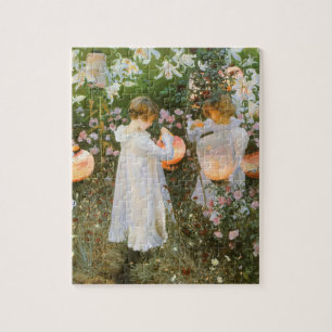 Nelke, Lily, Lily, Rose von John Singer Sargent Puzzle