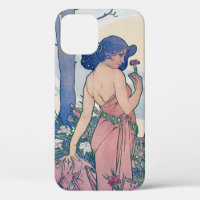 Nelke (vier Blume), Alphonse Mucha