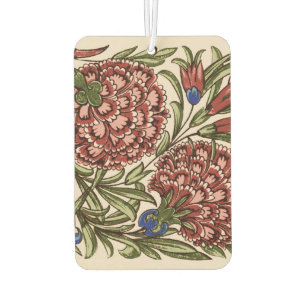 Nelken-Blumenfliese Antik Rustikal De Morgan Kunst Autolufterfrischer