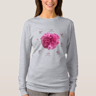 Nelken Chemie Wissenschaft Blume T-Shirt