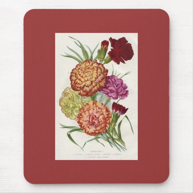 Nelken Mousepad (Vorne)