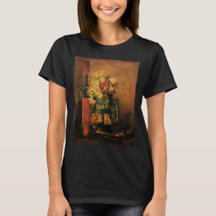 Nelken, Rose und Flaschen von Vincent van Gogh T-Shirt