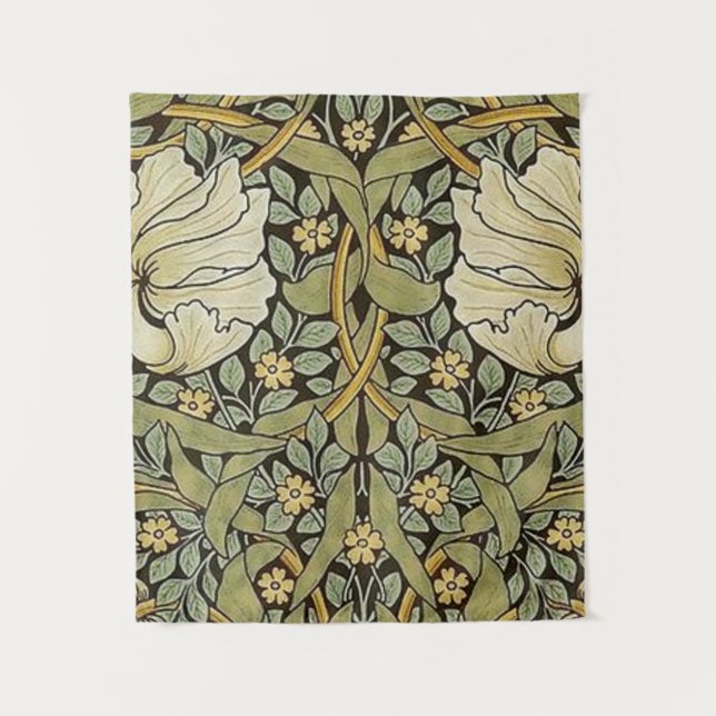 Nelkenpfeffer William Morris Wandteppich (Vorderseite)