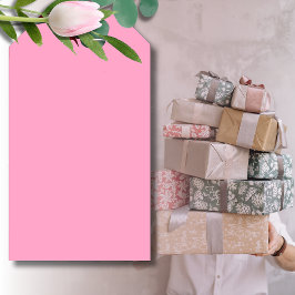 Nelkenrosa Farbe | Classic | elegant Geschenkanhänger