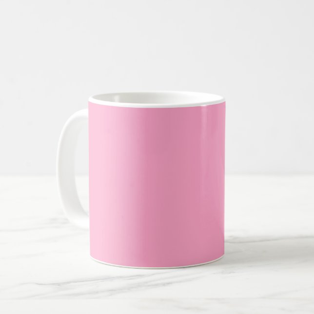 Nelkenrosa Farbe | Classic | elegant Kaffeetasse (Vorderseite Links)