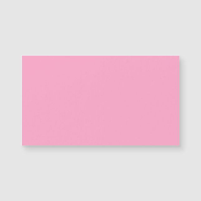 Nelkenrosa Farbe | Classic | elegant Magnetkarte (Vorderseite)