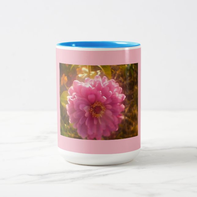 Nelkenrosa Zweifarbige Tasse (Mittel)