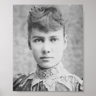 Nellie Bly - früher amerikanischer Journalist - Poster