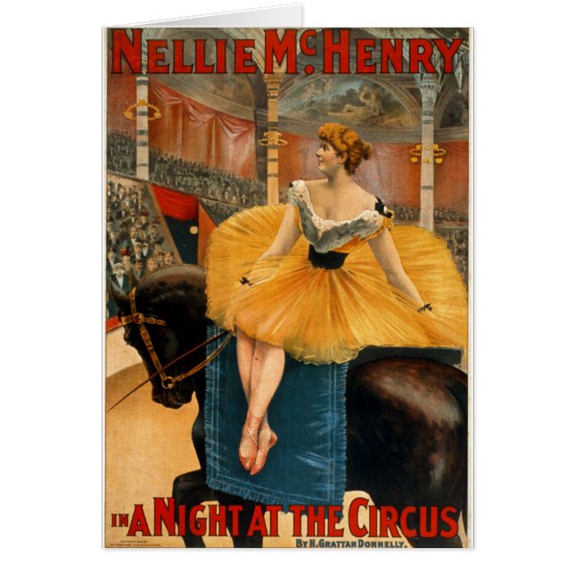 Nellie McHenry in A night at the Circus (Vorne)