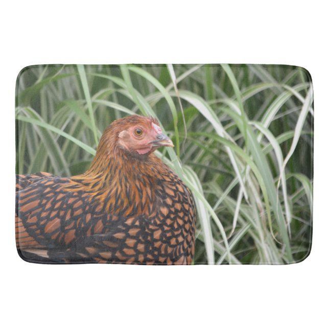 Nellie The Hen Badematte (Vorderseite)