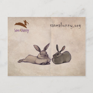 Nellie und Nesbit Postkarte