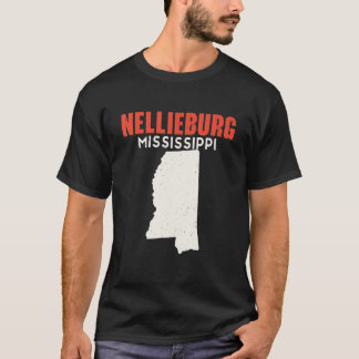 Nellieburg Mississippi USA Staat America Travel Mi T-Shirt