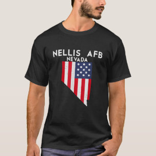Nellis AFB Nevada USA Staat America Travel Nevadan T-Shirt
