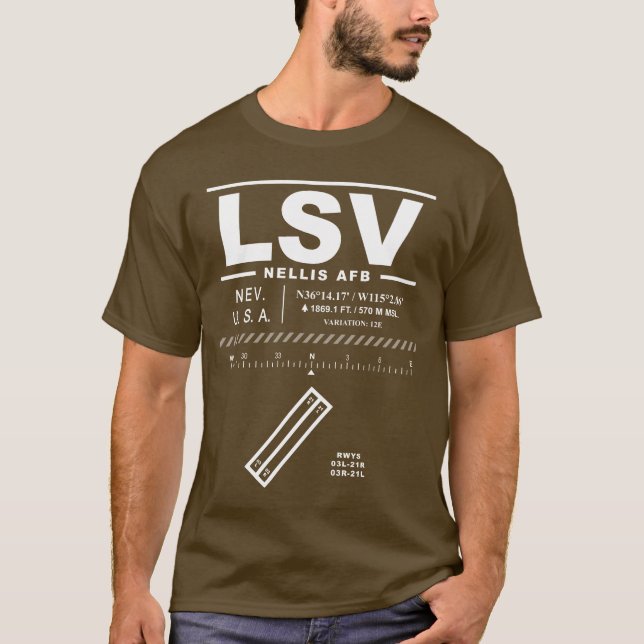 Nellis Air Force Base LSV T - Shirt (Vorderseite)