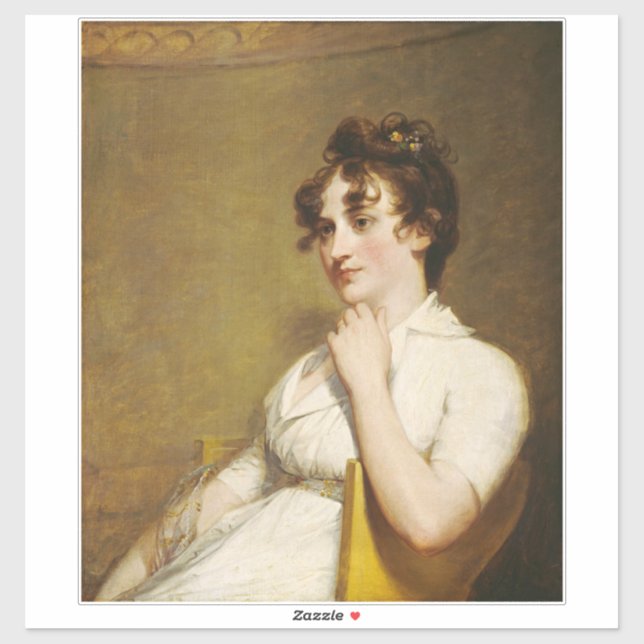 Nelly Grandtochter von Präsident Washington Aufkleber (Blatt)