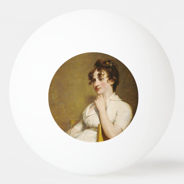 Nelly Grandtochter von Präsident Washington Tischtennisball (Vorderseite)
