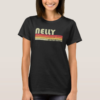 NELLY Name Personalisierte Retro Vintage 80er 90er T-Shirt