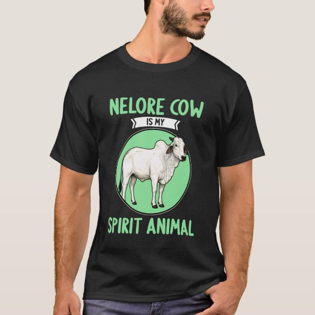 Nelore-Rind Nelore-Kuh T-Shirt (Vorderseite)