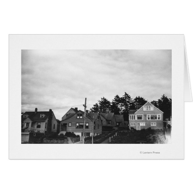 Nelscott, Oregon-Hütten im Pazifischen Ozean (Vorderseite (Horizontal))