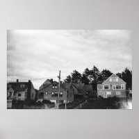 Nelscott, Oregon-Hütten im Pazifischen Ozean