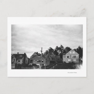 Nelscott, Oregon-Hütten im Pazifischen Ozean Postkarte