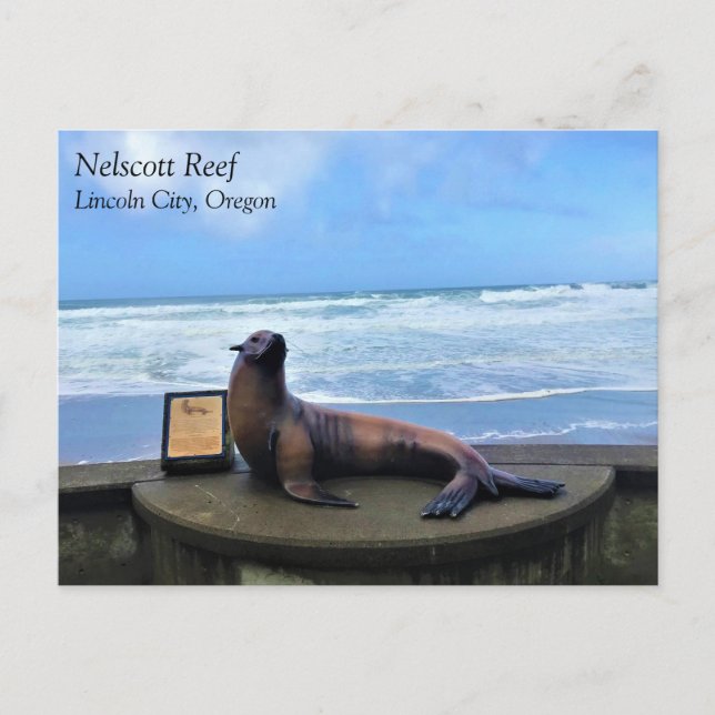 Nelscott Reef, Lincoln City, Oregon Postcard Postkarte (Vorderseite)