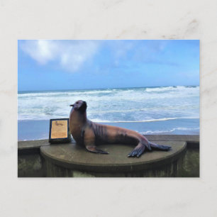 Nelscott Reef, Lincoln City, Oregon Postkarte