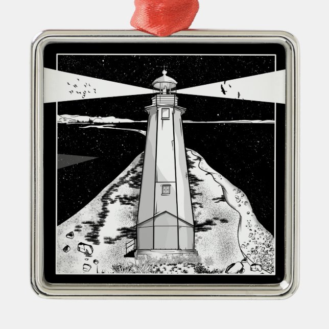 Nelson Boulder Bank Ornament Aus Metall (Vorne)