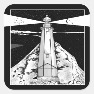 Nelson Boulder Bank Quadratischer Aufkleber