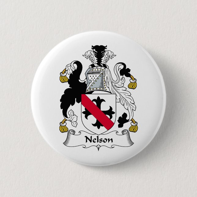 Nelson-Familienwappen Button (Vorderseite)