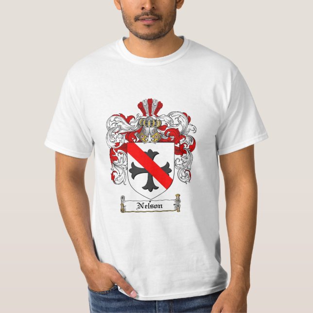 Nelson-Familienwappen - Nelson-Wappen T-Shirt (Vorderseite)