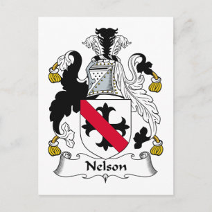 Nelson Familienwappen Postkarte