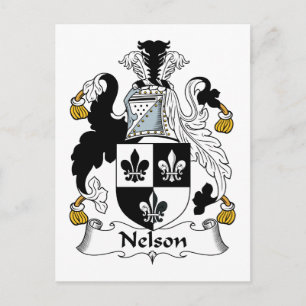 Nelson Familienwappen Postkarte