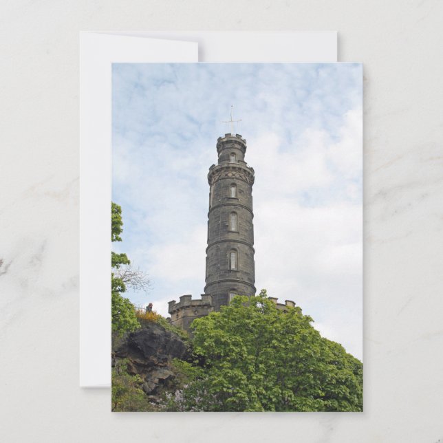 Nelson Monument, Edinburgh Card (Vorderseite)
