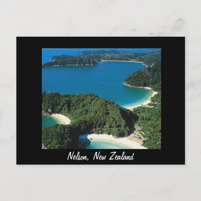 Nelson New Zealand Postkarte (Vorderseite)
