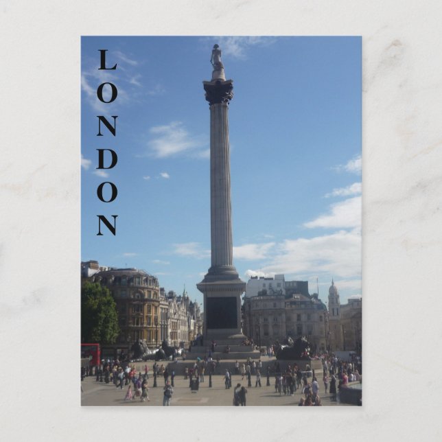 Nelson Trafalgar London Postkarte (Vorderseite)