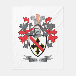 Nelson-Wappen Fleecedecke