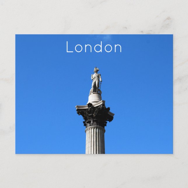 Nelson's Column, London Postcard Postkarte (Vorderseite)