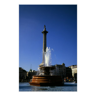Nelsons Column Trafalgar Square Poster