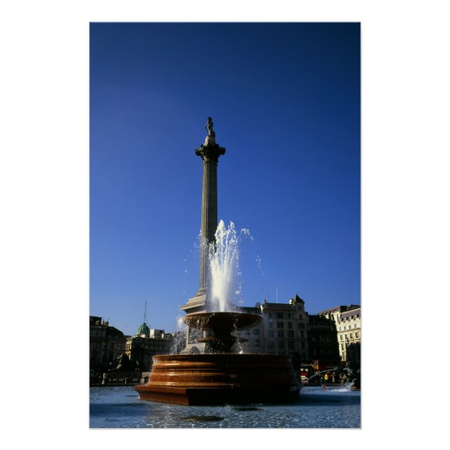 Nelsons Column Trafalgar Square Poster (Vorderseite)