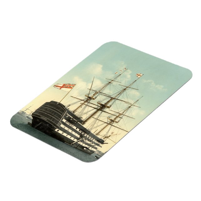 Nelsons HMS-Sieg Magnet (Linke Seite)