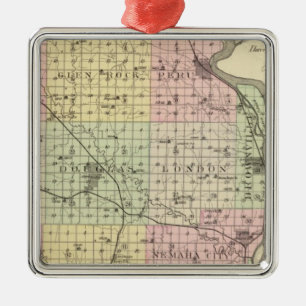 Nemaha Landkreis, Nebraska Ornament Aus Metall