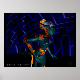 NEMEN / HYPER ANDROID, Science Fiction Poster