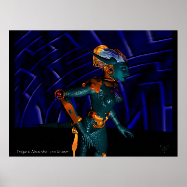 NEMEN / HYPER ANDROID, Science Fiction Poster (Vorne)