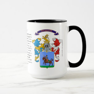 Nemeth Familien-Wappen Tasse