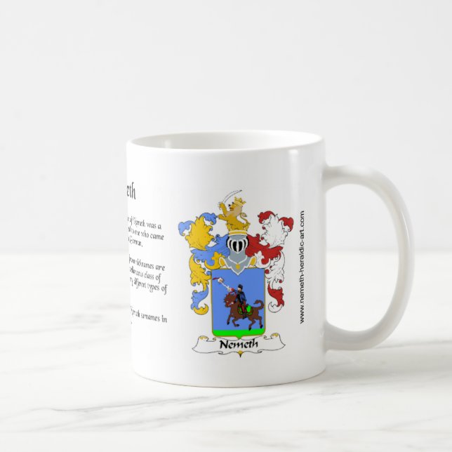 Nemeth Wappen-Tasse Kaffeetasse (Rechts)