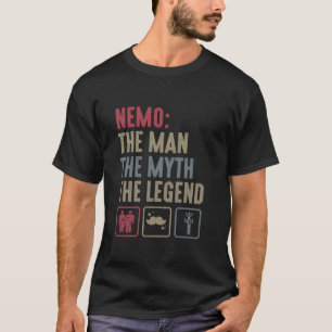 Nemo Grandpa gibt Vatertag Großvater Vater Pap T-Shirt
