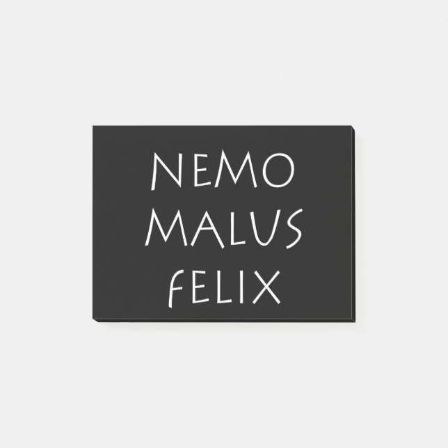 Nemo malus felix post-it klebezettel (Vorderseite)