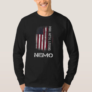 Nemo Mann Mythos Legende Opa Vintage-Flagge in Not T-Shirt